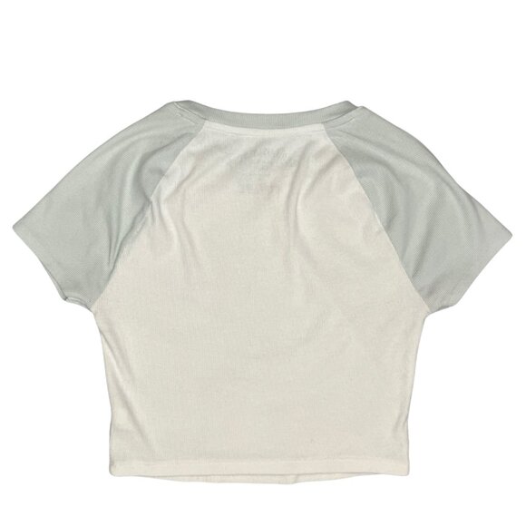 Aero x Coca-Cola Crop Top Graphic Tee Size M Y2K Butterfly Floral Vintage 90s - Picture 9 of 9